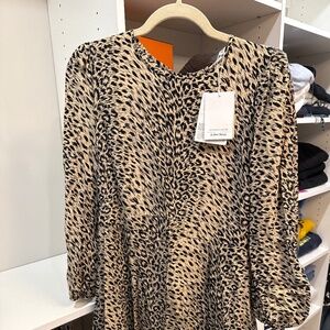 Animal print dress